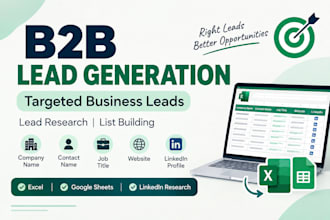 b2b lead generation and build targeted lead lists