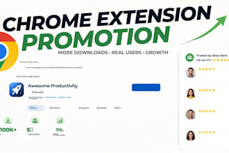 do chrome extension promotion, chrome download,  user download, chrome extension