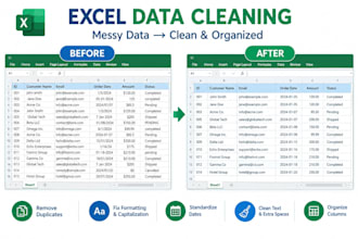 clean and format your excel or CSV data