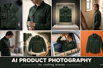 create ai product photography for your clothing brand