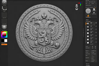 high quality 3d coin and bas relief models for 3d printing