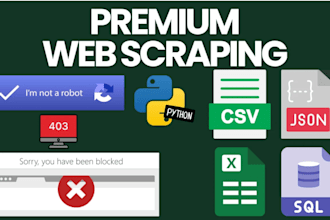 write python web scraper for any website