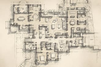 design floor plans and architectural drawings as your architect