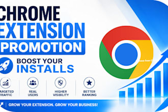 do chrome extension promotion, browser extension  downloader for real users