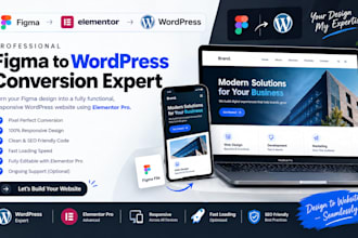 convert figma design to elementor wordpress figma to wordpress conversion expert
