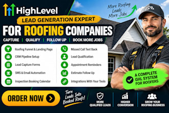 gohighlevel lead generation expert for roofing companies