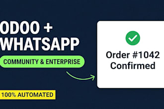 connect whatsapp to your odoo erp for automation