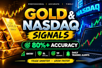 provide xauusd and nasdaq signals