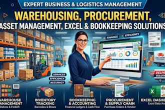 create excel inventory, stock and asset management reports