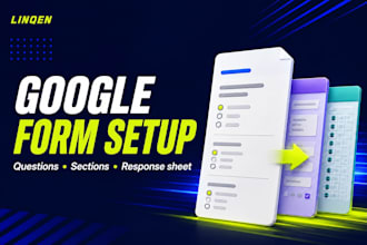 create a clear google form with a response sheet