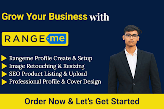 optimize and set up your rangeme profile and add products