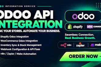 odoo API integration shopify woocommerce inventory sync real time stock error