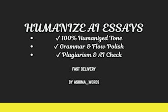edit, humanize, and proofread your ai essays and assignments