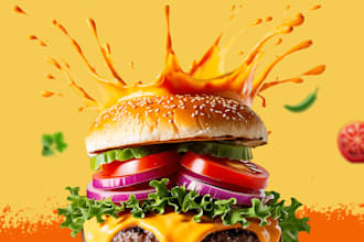 design modern restaurant food social media posts and flyers