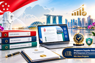 prepare singapore supplier bids, rfqs and procurement proposals to win projects