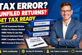 do UK self assessment tax return review and tax filing check