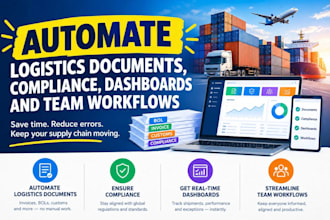 automate logistics crm tms documents compliance dashboards and team workflows