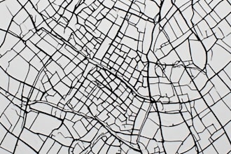 illustrate a custom city map, fantasy town, or travel guide for your project