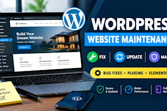 wordpress website maintenance updates fixes security and troubleshooting