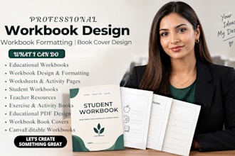 do workbook design workbook formatting worksheet design and educational workbook