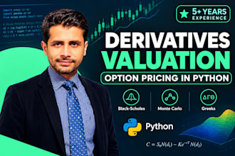build derivatives valuation and option pricing models in python