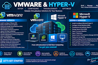 install vmware app and set up virtual machine for windows, macos, linux ubuntu