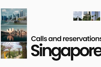 help you make a call to ask questions or make reservations in singapore