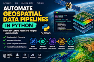 automate geospatial data pipelines in python
