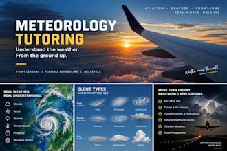 tutor you in meteorology and help you understand the weather
