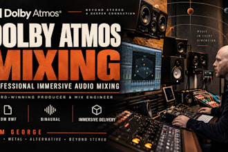 professionally mix your song in dolby atmos spatial audio