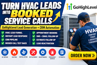 gohighlevel hvac lead generation, appointment booking expert