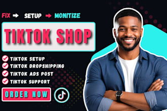 fix tiktok shop setup tik tok dropshipping tiktok monetization tiktok shopify