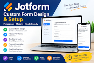 design professional jotform forms