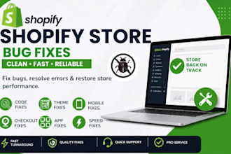 fix shopify bugs, errors, theme and liquid issues