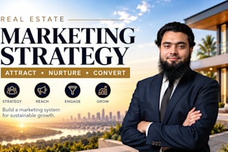 create a complete real estate marketing strategy