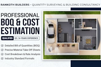 prepare professional boq and material quantity take off