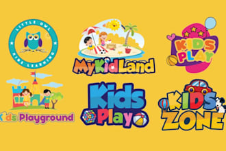 do childcare education kids and children logo