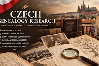 build a czech family tree ancestry research parish records and lineage