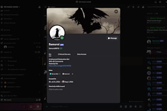 create and customize your professional discord server with custom discord bot