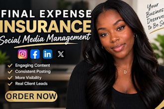 final expense social media management lead  final expense burial insurance