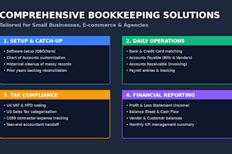 do professional bookkeeping and accounting for UK and US businesses