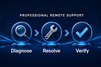 provide remote technical support for windows and microsoft office