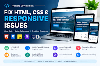 html CSS and responsive website issues