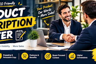 provide product description writer ecommerce copywriter