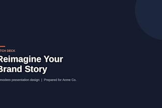 design a professional and modern powerpoint presentation