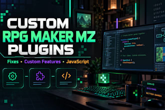 create or fix a custom rpg maker mz plugin