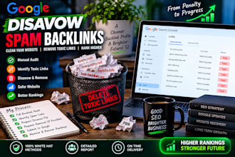 fix your google penalty by disavowing spammy and toxic backlinks