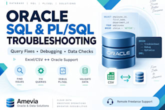 troubleshoot and fix your oracle sql and pl sql queries