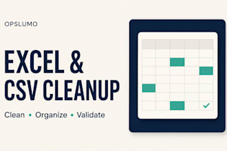 clean deduplicate and merge your excel or CSV files