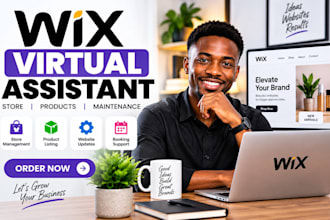 be your wix virtual assistant for store management and maintenance